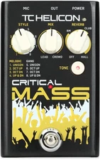TC-Helicon Critical Mass Vocal Harmony Effects Pedal (2-pack) Bundle