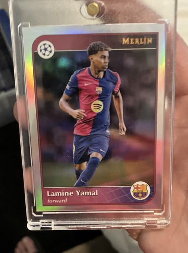 2024-25 Topps Merlin Uefa Club Competitions - Lamine Yamal #19 Refractor