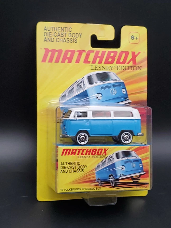 Matchbox Lesney Edition Series Blue '70 Volkswagen T2 Classic Bus  - Image 4 of 4