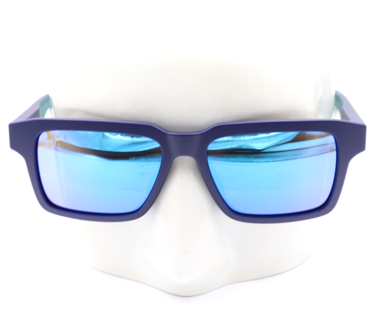 Maui Jim KAHANA KAHIKO Matte Dark Blue Sunglasses B635-03