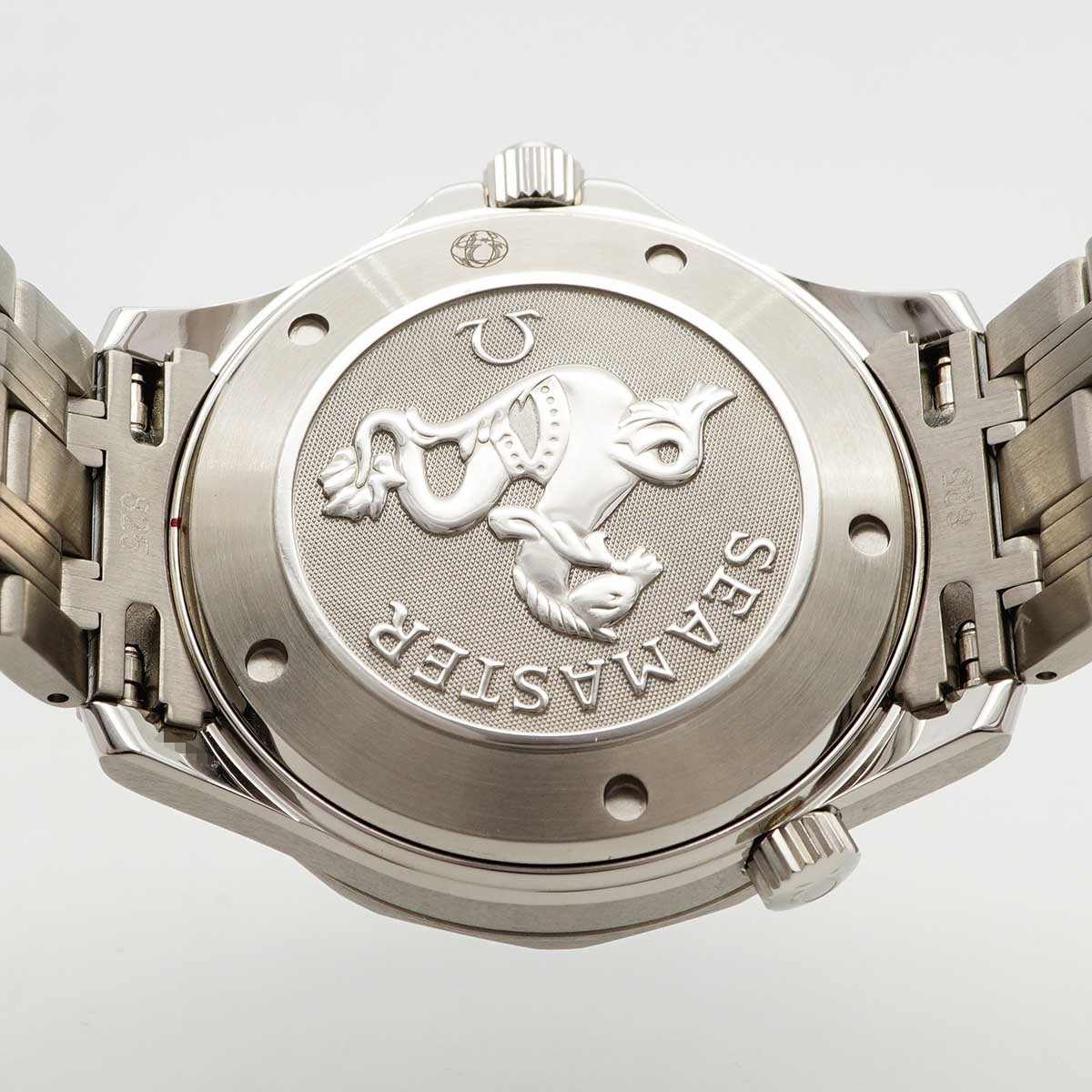 OMEGA WATCH SEAMASTER 2220.80 AUTOMATIC DATE NAVY DIAL STAINLESS STEEL MEN'S F/S image 5
