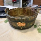 VTG Weller Pottery Woodrose Bucket Bowl 6” Diameter 1920’s