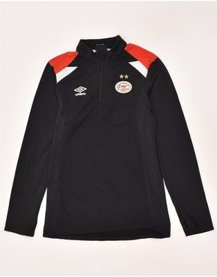 UMBRO Jungen Pullover Trainingsanzug Oberteil mit Reißverschluss 15-16 Jahre XL schwarz BP69