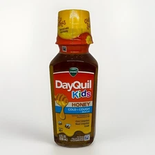 Vicks DayQuil Kids Cold & Cough + Mucus - Honey - 8 Fl Oz -