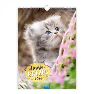 Trötsch Classic-Kalender Liebste Katzen 2026 Monatskalender Wandkalender 2026204