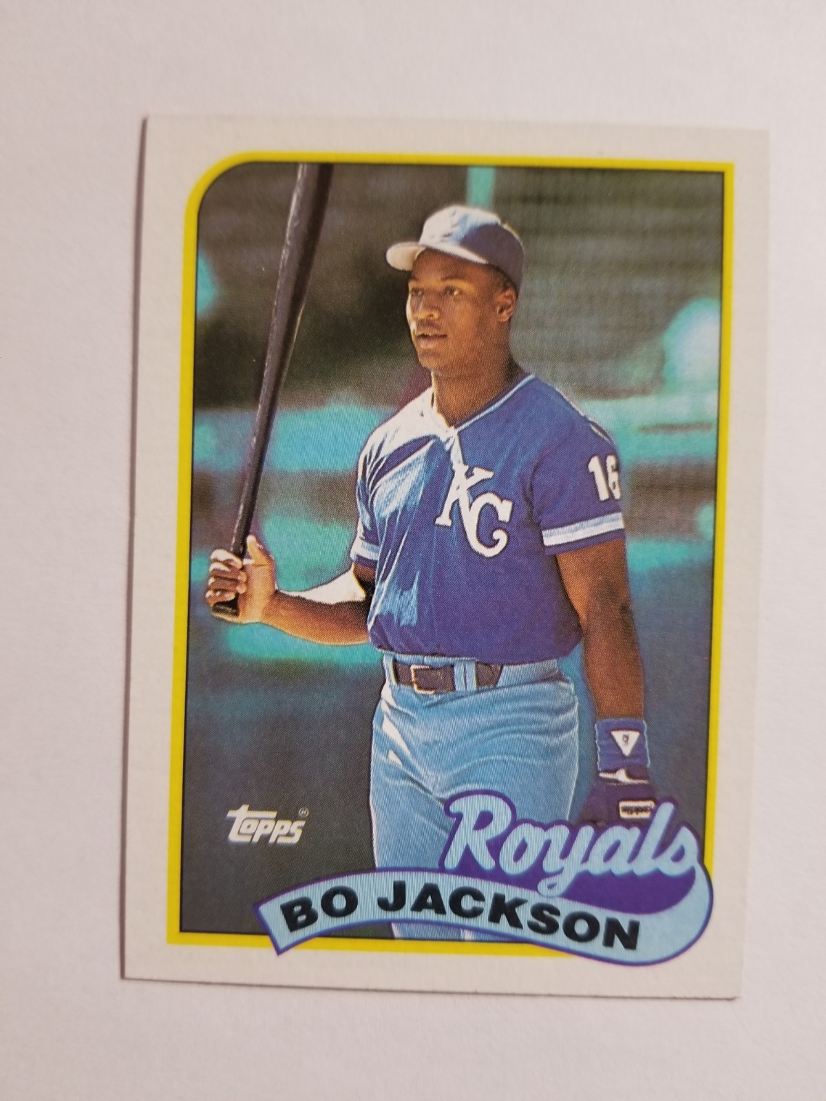 Bo Jackson 1989 Topps #540 Kansas City Royals