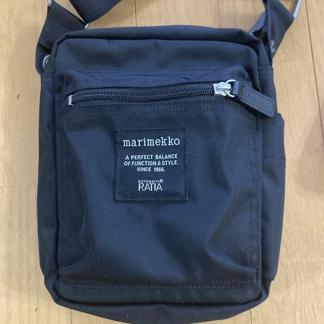 Unused Marimekko Shoulder Bag Black