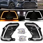 For 2024-2025 Toyota Grand Highlander LED DRL Fog Lamp Kit w/ Turn Driving Light