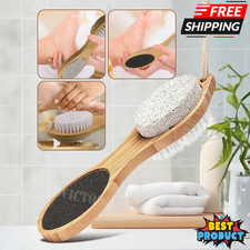 Foot Brush Callus Remover Pumice Stone Scrubber Pedicure Foot Rasp Exfoliating