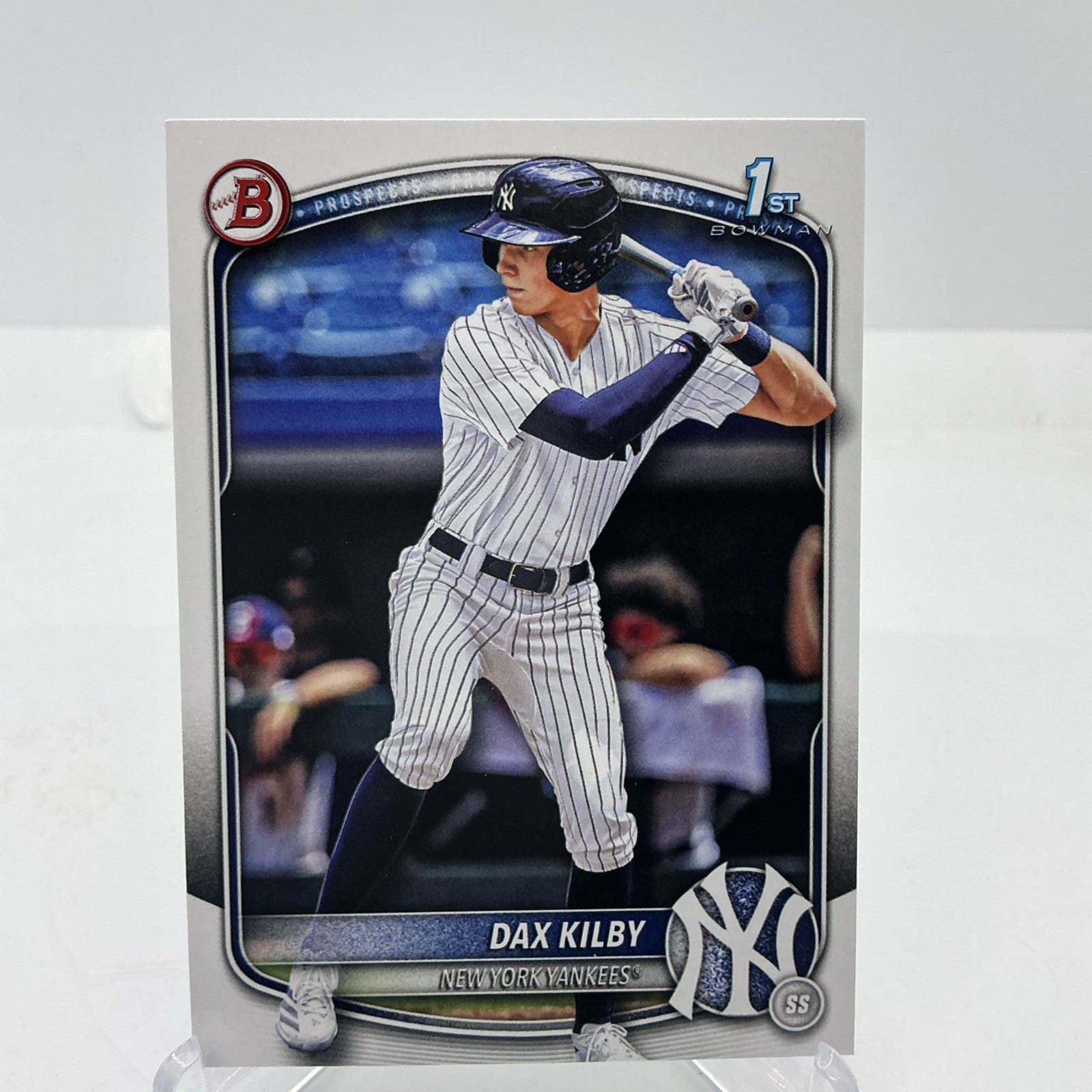 2025 Bowman Draft Dax Kilby Paper Base 1st Yankees
