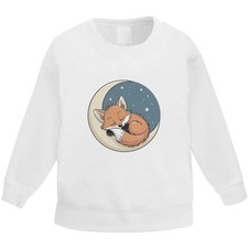 'Moon Fox' Kid's Sweatshirt / Sweater / Jumper (KW050665)