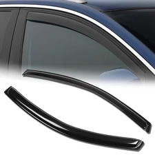 FOR 12-17 FIAT 500 1.4L SMOKED TINT WINDOW VISOR VENT RAIN SHADE DEFLECTOR GUARD