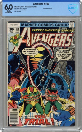 Avengers #160 CBCS 6.0 Newsstand 1977 21-27938F6-008