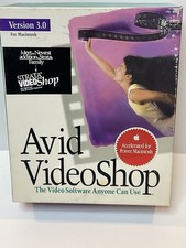 Avid Video Shop 3 Mac Big Box Retail  1994 Vintage Apple Macintosh Installer