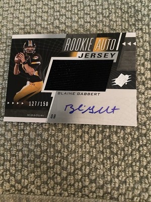 2011 SP Authentic SPx Rookie Auto Jersey /150 Blaine Gabbert #69 Rookie Auto RC