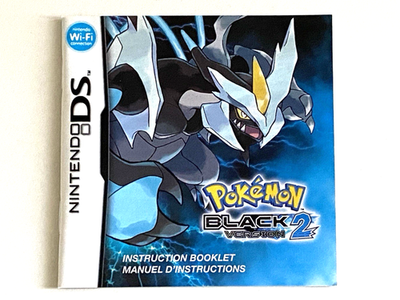 Pokemon Black Version 2 Manual Only NO GAME Nintendo DS