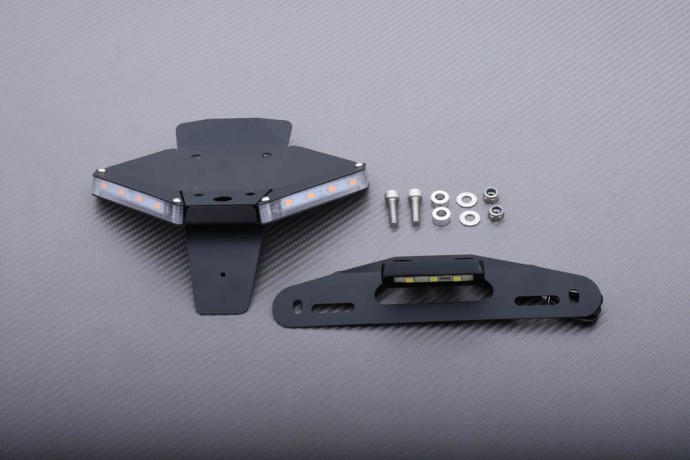 Support de Plaque Acier pour Ducati Panigale V4 2022-2023 Noir