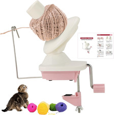 Yarn Ball Winder Manual Winder Holder Hand-Operated Swift Yarn Fiber String B...