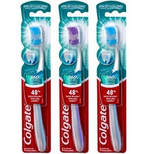 Colgate 360 Enamel Health Sensitive Toothbrush, Compact Head, Extra Soft Colo