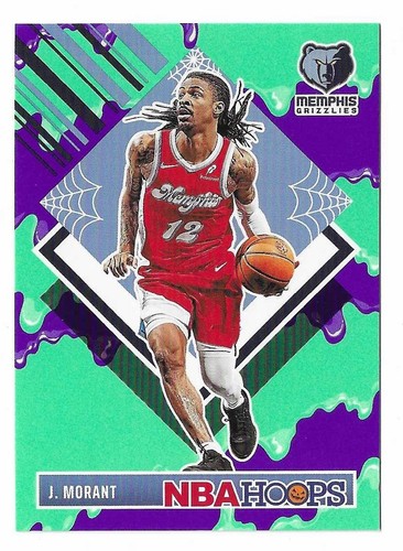 2024-25 Panini Haunted Hoops Ja Morant Tribute Slime Card #286 Memphis Grizzlies