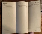 Blank Clothing Camp Garrison Civil War Document