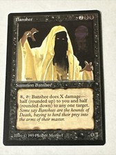 Banshee MTG X1 The Dark Ex+ Condition See Pics Front/back