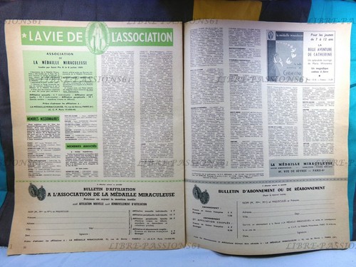 REVUE OFFICIELLE DE LA MÉDAILLE MIRACULEUSE, N°39, MARS AVRIL 1964 - Picture 8 of 8