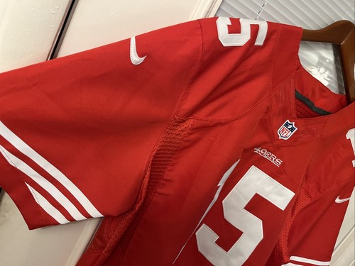 NIKE AUTHENTIC SAN FRANCISCO 49ERS ELITE JERSEY MICHAEL CRABTREE NWT XL 52 Red - Picture 7 of 16
