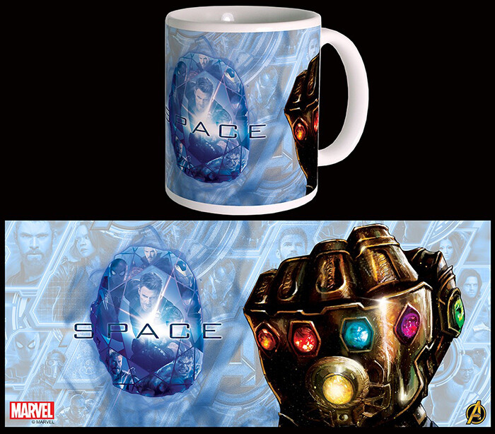Avengers Infinity War Space Stone Mug Pokal Keramik Semic