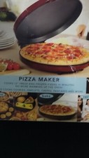 12 Inch Pizza Maker, Non sticking surface with Power On and Ready indicator lite