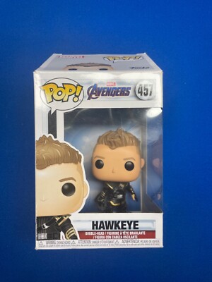 Funko Pop Marvel Avengers Hawkeye 457, Bobble Head Figure, 2019