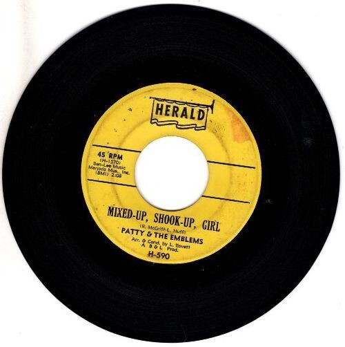 Patty & The Emblems - Mixed Up Shook Up Girl / Ordinary Guy