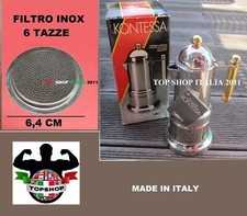 FILTRO 6 TAZZE INOX PER CAFFETTIERA VEV KONTESSA INTROVABILE 2023 4