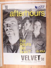 Poster Concerto AFTERHOURS IN TOUR RIMINI 70X100 cm SENZA DATA[PI 0299-]