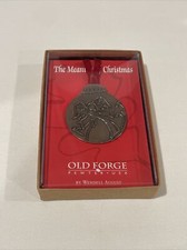 WENDELL AUGUST FORGE METAL GIFTWARE, MEANING OF CHRISTMAS ANGEL ORNAMENT MH9A