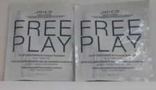 2 Pks ~ JOICO FREE PLAY CLAY LIGHTENER Freehand Techniques Up to 7 Levels ~ 1 oz