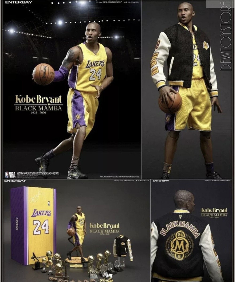 Enterbay 1/6 Kobe Bryant RM-1036 Black Mamba LA Lakers