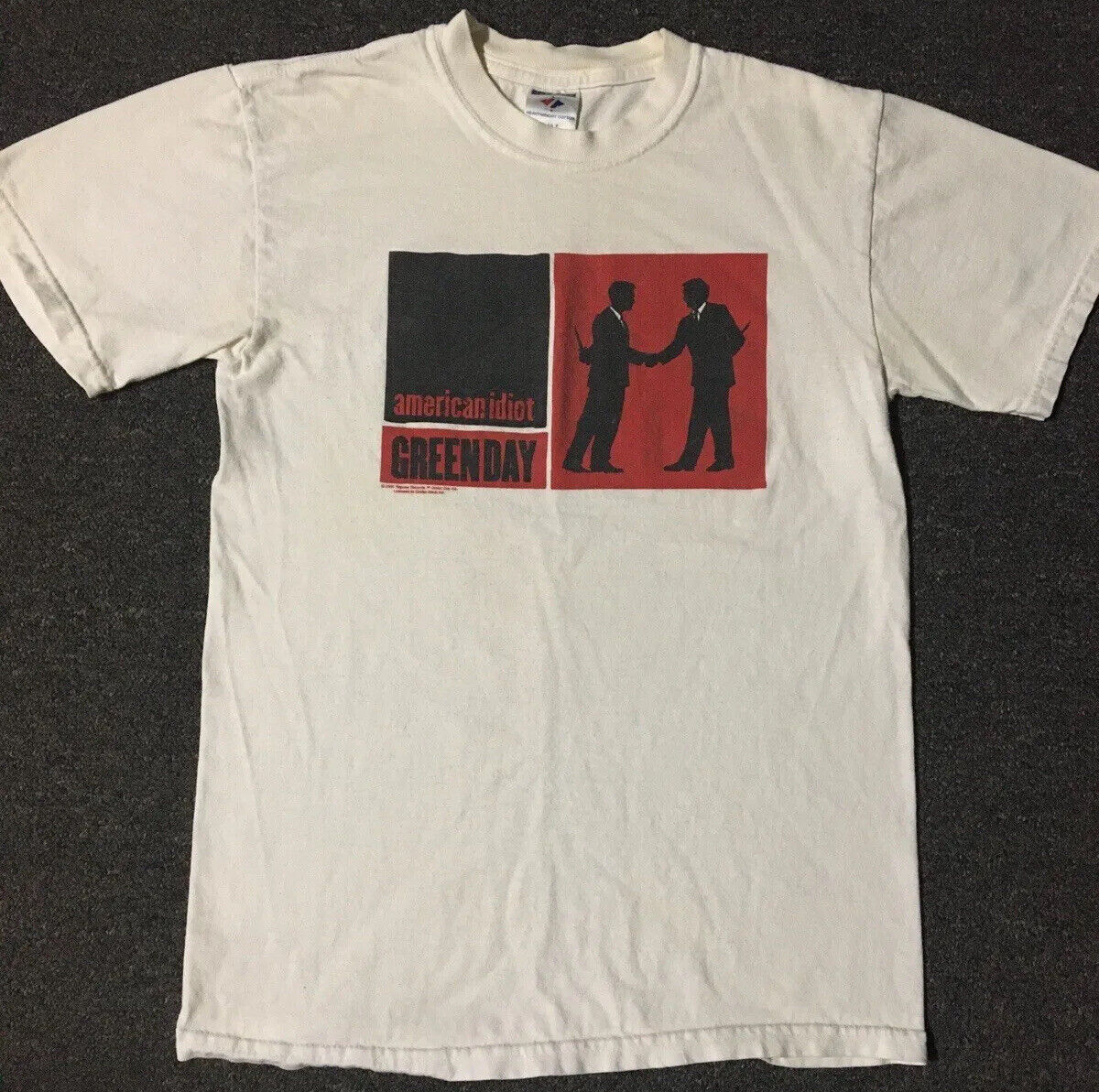 Vtg 2005 Green Day American Idiot Faded Tour Shirt S Punk Vtg 2005 Green Day American Idiot Faded Tour Shirt S Punk