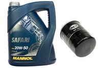 MotoröL ÖLfilter SM104 Set 20W50 5 Liter FüR Honda Hyundai KIA Mazda Mitsubishi