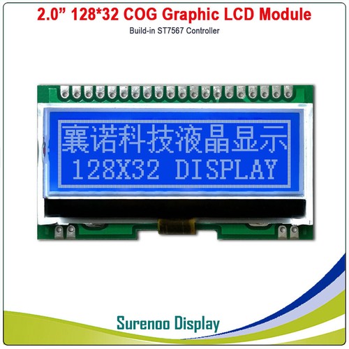 128x32 blue character dot matrix lcd module brands