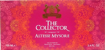 ALEXANDRE J. THE COLLECTOR ALTESSE MYSORE EAU DE PARFUM SPRAY 3.4 Oz / 100ml NEW