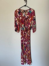 Express Maxi Dress with Tie and Cutout Detail - Size S - NEW WITH TAGS