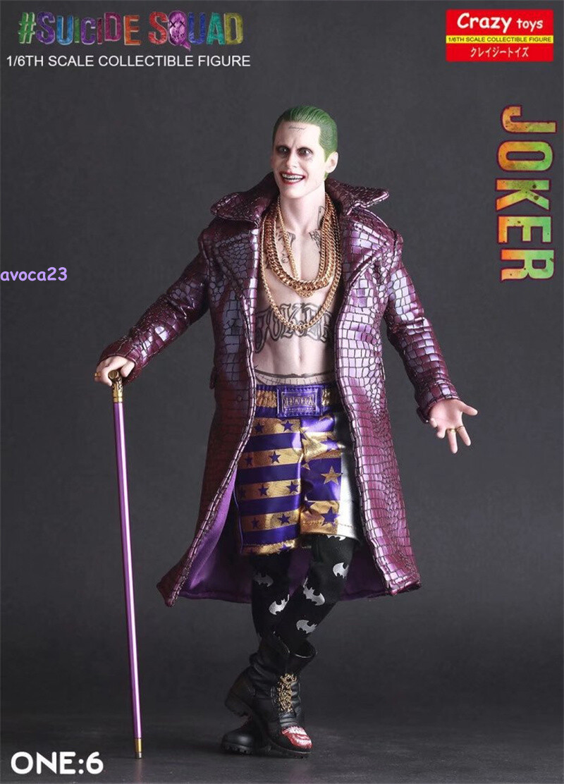 Suicide Squad The Joker Jared Leto With Clothes PVC Action Figure Collectibles