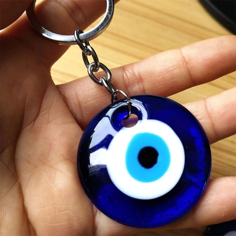 Nazar Boncuk Schlüsselanhänger Evil Eye Blauer Böser Blick Glücksbringer Türkiye - Bild 3 von 4