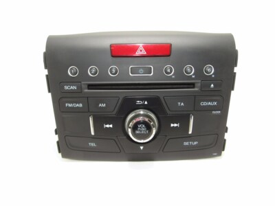 HONDA CR-V 2013 STEREO RADIO CD PLAYER CONTROL UNIT 39100-T1G-G311-M1