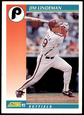Jim Lindeman #321 1992 Score
