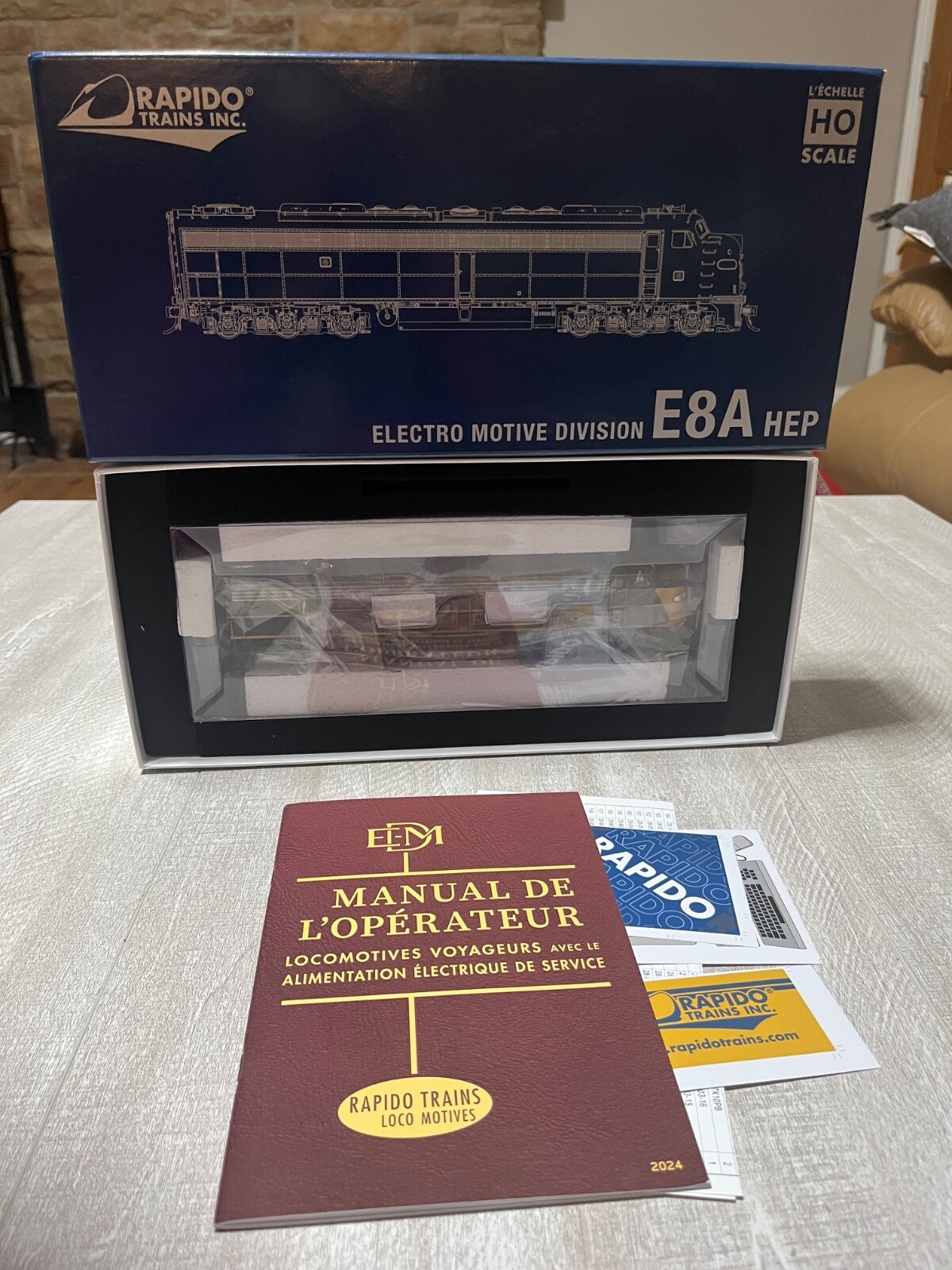 Rapido Trains EMD E9A w/ HEP Canadian National DCC w/ Sound Custom Weathered 102