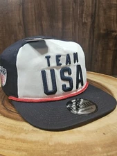 Tean USA Mens National Soccer New Era Golfer Rope Snapback Adjustable Hat Cap