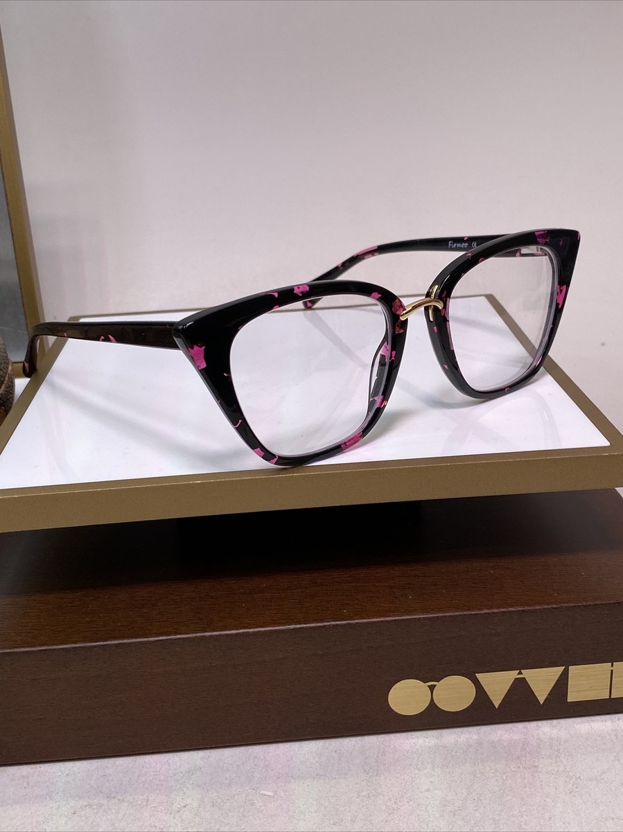 メガネ POC FW24 OPSIN (40860 8703) Firmoo F18903 Black&pink Spotted Cateye 51-21-145 Women