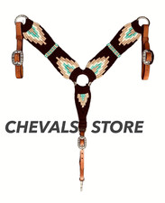 Cheval's Handmade Western Mohair Breast Collar for Horses